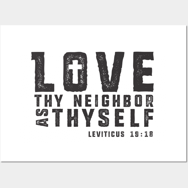 Love Thy Neighbor Wall Art by MandeeMarieDesigns